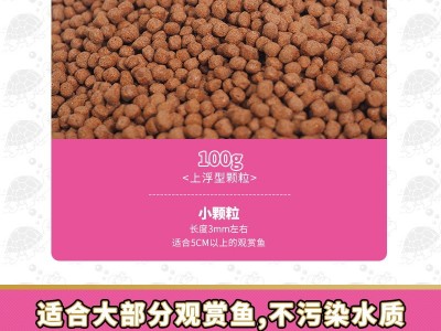 NO221寸金鱼粮小鱼汉堡100克金鱼饲料金鱼鱼食金鱼鱼粮 厂家直供图3