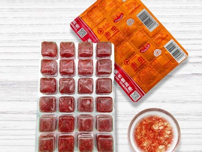 浪花冷冻红虫鱼饲料 黄板赤虫饲料 冰冻丰年虾牛心汉堡观赏鱼食图3
