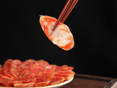 四川农家自制咸甜味广式腊肠400g腌制腊味煲仔饭广味香肠一件代发图4