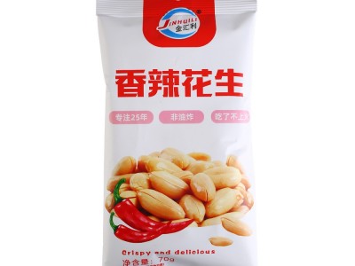 花生米芥末淮盐香辣味花生米下酒菜小包装零食食品金汇利花生米图5