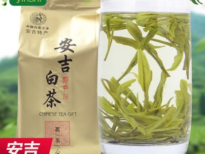 安吉白茶 2022新茶春茶叶绿茶 安吉产地 厂家供应图2