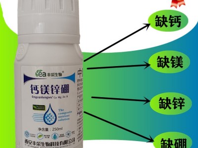 丰采钙镁锌硼中量元素水溶肥花卉果树蔬菜瓶装农用叶面肥批发图2