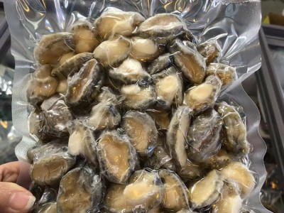 新鲜冷冻鲍鱼肉批发速冻去壳去内脏100头小鲍鱼肉大约80-100个图3