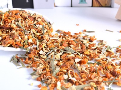 德国工艺花果茶散装批发 柠檬香橙花草茶花果茶组合图2