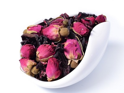 德国工艺浆果养生花果茶散装批发 洛神玫瑰花焙茶奶茶店酒店果茶图2