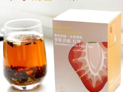 草粤行花果茶奶油草莓红茶原料果茶代加工OEM小批量起订源头工厂图4