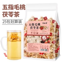 五指毛桃茯苓茶橘皮红枣苦荞麦芡实薏苡仁莲子山药三角包袋 装花茶