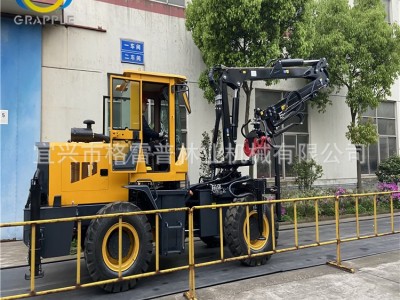 【格雷普】7.5米2节伸缩式旋转抓木机抓草机园林高空作业机械抓机图4