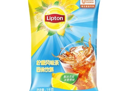 立顿清新柠檬茶1000g柠檬风味茶味固体饮料速溶冰红茶粉冲调饮品图4