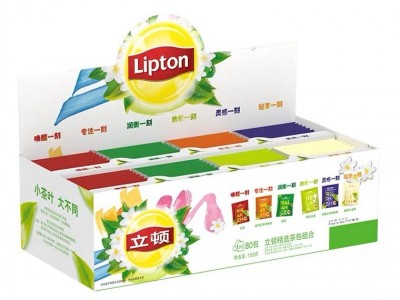 立顿红茶组合办公室酒店专用独立渡铝包袋泡茶包六种口味80包153g图5