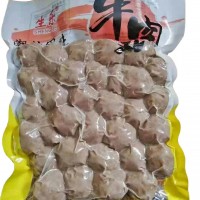 厂家批发定制500g潮汕牛肉丸潮州牛筋丸火锅丸子关东煮麻辣烫食材