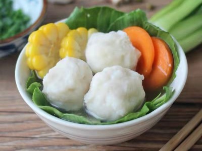 尝口福潮汕墨鱼丸新鲜制作墨斗丸火锅丸子餐饮生鲜速冻丸真空批发图5
