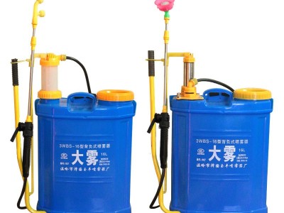 厂家批发手动喷雾器16L背负式打农药可两用农用双管气压式喷雾器图1