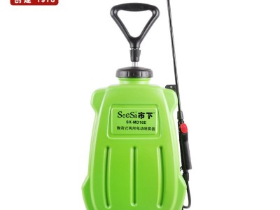 市下 16L带拖车背负式打药机防疫消杀酒精84高压喷药机电动喷雾器图3