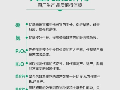 大量元素水溶肥 滴灌果树营养花肥料冲施肥叶面肥 养地松土水溶肥图2