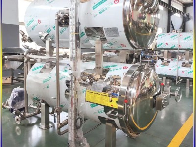 栗子仁高温高压杀菌锅 真空包装板栗小型杀菌锅 电加热喷淋杀菌釜图3