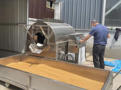 豆粕大型电磁炒货机 高产量饲料生产炒制流水线炒制设备 豆粕炒锅图4