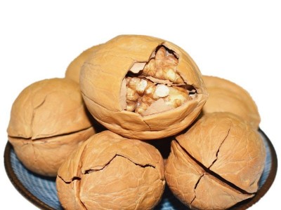 熟核桃薄皮盐焗口味 熟奶油味五香2020新货椒盐炒核桃大纸皮奶香图5