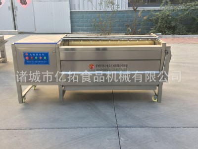 直销清洗机 果蔬气泡清洗机 万能洗菜机 土豆去皮毛辊去皮机星科图4