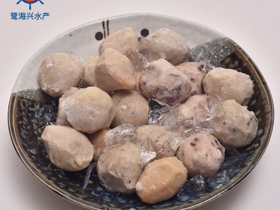 什锦海鲜丸 手工鱼丸 手工五香虾卷 八种鱼虾蟹贝紫菜丸食材直供图1