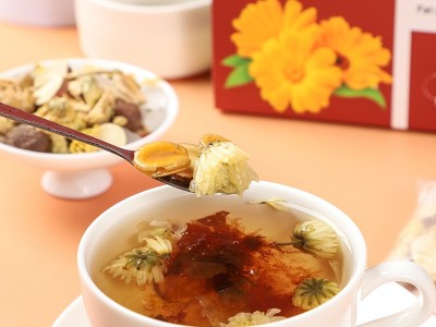 胖大海菊花茶 非罗汉果菊花清润茶 金银花熬夜喉咙代用茶一件代发图2
