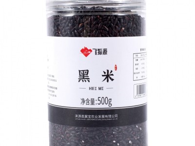 涞源县飞狐源黑米500g桶装低脂饱腹杂粮图5