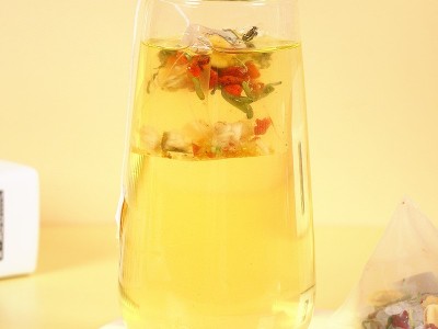 菊花雪梨茶 胖大海菊花枸杞茶 冰糖雪梨茶罗汉果金银花雪梨凤梨茶图2