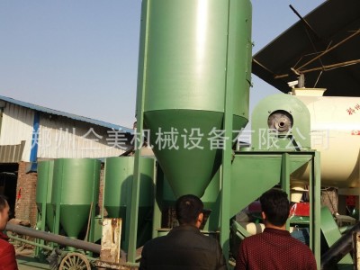 1000型立式饲料粉碎搅拌一体机 自吸式养殖用饲料机 养猪打料机图4