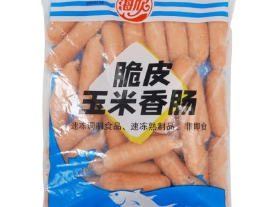 海欣脆皮玉米肠1.5kg火山石烤肠热狗地道肠台式香肠脆皮玉米肠图5