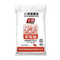 陕富千雪5kg优质小麦家庭通用白面粉饺子面条凉皮包子粉中筋麦芯