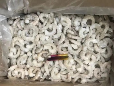 干冰青虾仁 虾仁51-60规格 大小虾仁青虾仁 速冻虾仁净重19斤/箱图3