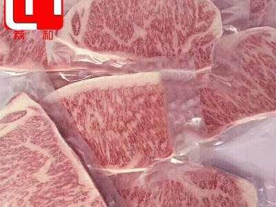 澳洲和牛M12西冷 冷冻霜降牛排雪花牛肉 4A5A+ 神户牛肉中段肉眼图2