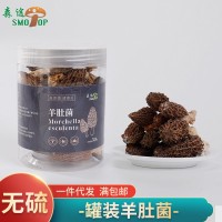 厂家现货羊肚菌干货50g罐装云南特产食用菌酒店食材产地货源