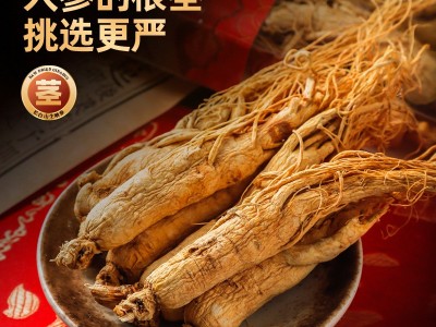 生晒参 长白山人参干参 250g泡酒煲汤图4