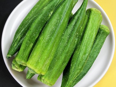 黄秋葵脆 蔬果干黄秋葵脆片 果蔬脆秋葵干1kg装 果蔬脆片厂家批发图2