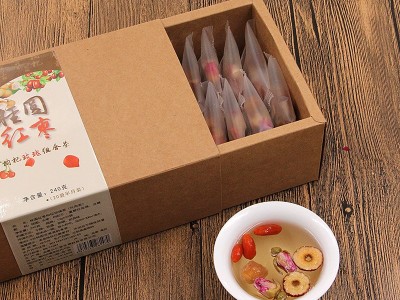从仁堂桂圆红枣茶枸杞玫瑰茶冰糖精品盒装支持 一件拿货批发代发图3