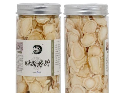 长白山西洋参片 纯软枝西洋参片100克东北吉林特产花旗参切片图4