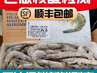 盐冻虾厄瓜多尔白虾盐冻虾盐田虾基围虾南美大虾盒装冷冻图4