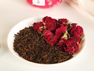 源头大厂玫瑰普洱花草茶三角包玫瑰花普洱花果茶45gOEM贴牌代工图3