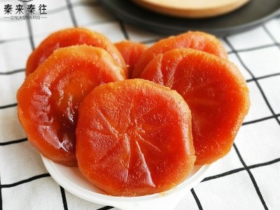 陕西特产黄桂柿子饼420g西安小吃地方小吃回民街零食品糕点图3