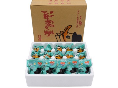 20枚装 恋潮牌海鸭蛋 北海红树林散养咸蛋(60g/枚)烤海鸭蛋包邮图2