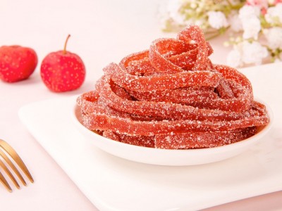 果自源138g雪花山楂条厂家批发微商代加工果干蜜饯休闲零食图4