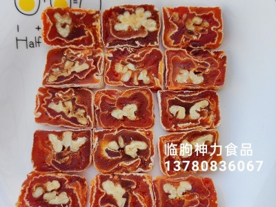 柿卷 柿饼夹核桃仁切片 柿子卷 山东特产 源头厂家 出口日本韩国图3