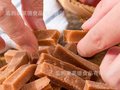 山楂条山楂木酸甜果糕丹皮干配料简单蜜饯年货零食散装源头厂家图3