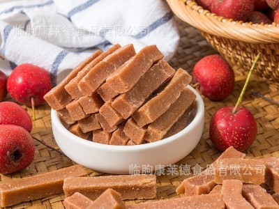 山楂条山楂木酸甜果糕丹皮干配料简单蜜饯年货零食散装源头厂家图1