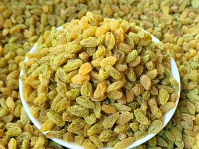 新货葡萄干新疆大颗粒葡萄干无核绿色树上黄炒酸奶茶专用包邮零食图1