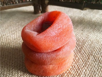 广西恭城柿饼 新鲜柿子饼500克自然出霜软糯香甜饼圆柿饼批发图4