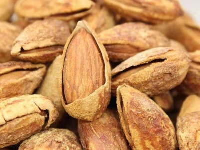 巴旦木500g/袋手剥坚果干果炒货零食杏仁奶香年货产品 巴达木批发图2