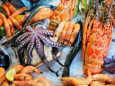 海鲜大礼包礼盒生鲜大龙虾帝王蟹鲍鱼年货海鲜礼盒提货卡礼券批发图4