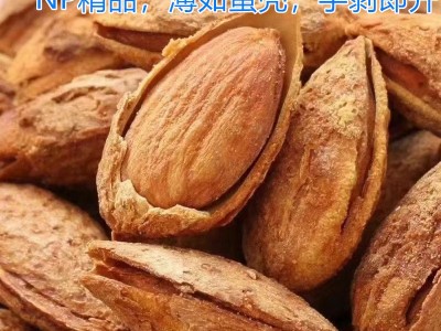 批发巴旦木 NP薄壳巴旦木10斤手剥即开 地摊电商冲量新疆刀果图1